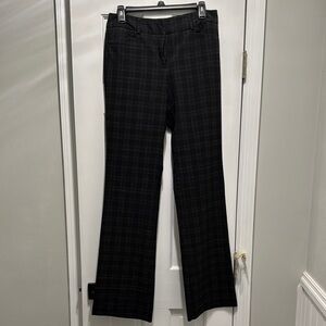 NY&CO Black Plaid Trousers